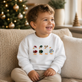 Youth & Toddler Christmas Duck T Shirt & Crewneck Sweatshirt - Kids Embroidery