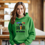 Load image into Gallery viewer, School - 100 Days Of School Pencil Youth Crewneck / Hoodie
