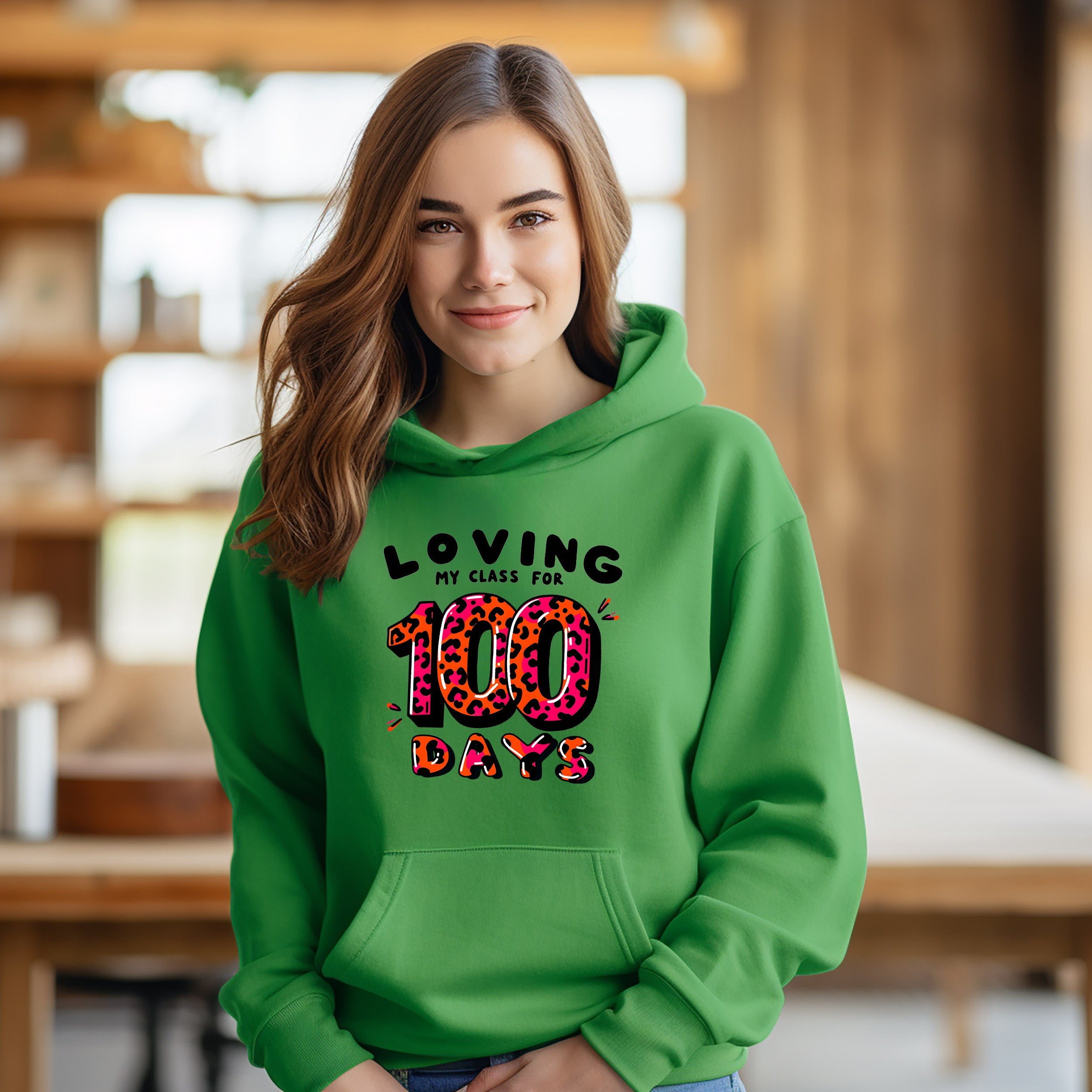 School - Loving My First 100 Days Of School Youth Crewneck / Hoodie