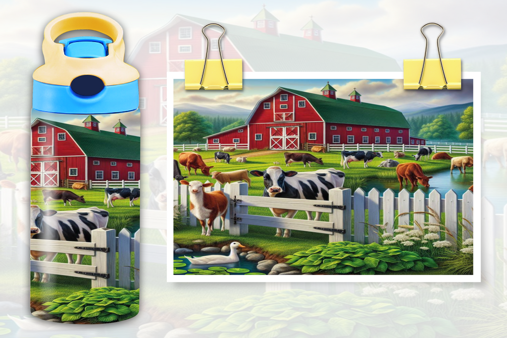 Farm Yard 12oz - Kids Sippy Digital Download