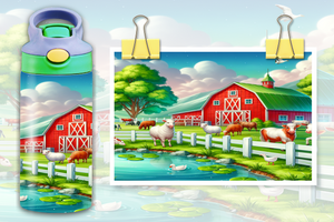 Farm Yard Kids 12oz Sippy - Digital Download