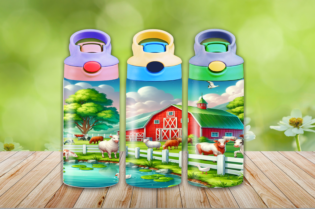 Farm Yard 12oz - Kids Sippy Digital Download