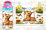 Load image into Gallery viewer, Baby Giraffe On Swing 2 Kids Sippy Cup
