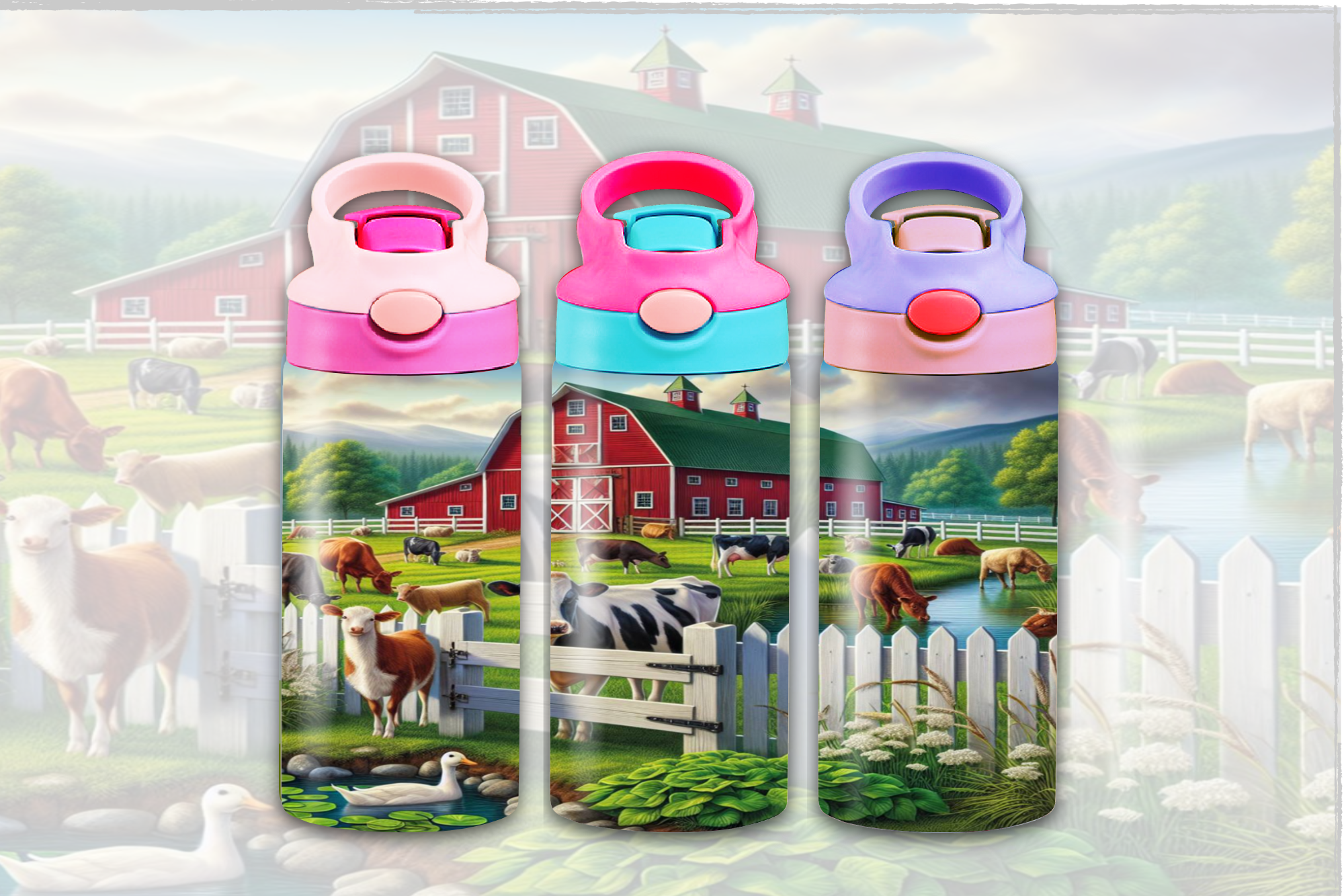 Farm Yard Kids 12oz Sippy - Digital Download