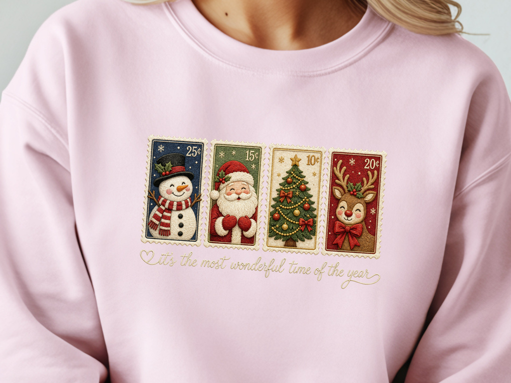 Most Wonderful Time of the Year Christmas Stamp - Youth/Adult Direct To Film Transfer
