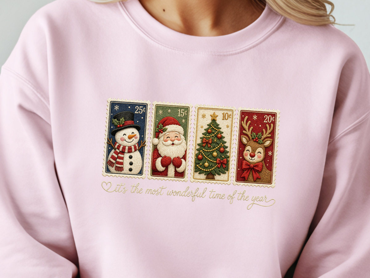 Most Wonderful Time of the Year Christmas Stamp - Youth/Adult Direct To Film Transfer