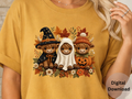 Halloween Highland Cow- PNG Digital Download