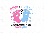 Load image into Gallery viewer, Baby Reveal - Pink Or Blue Grandmother - Direct To Film Transfer
