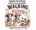 Walking By Faith Pink - Youth/Adult Direct To Film Transfer