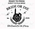 Bride Or Die - Adult Direct To Film Transfer