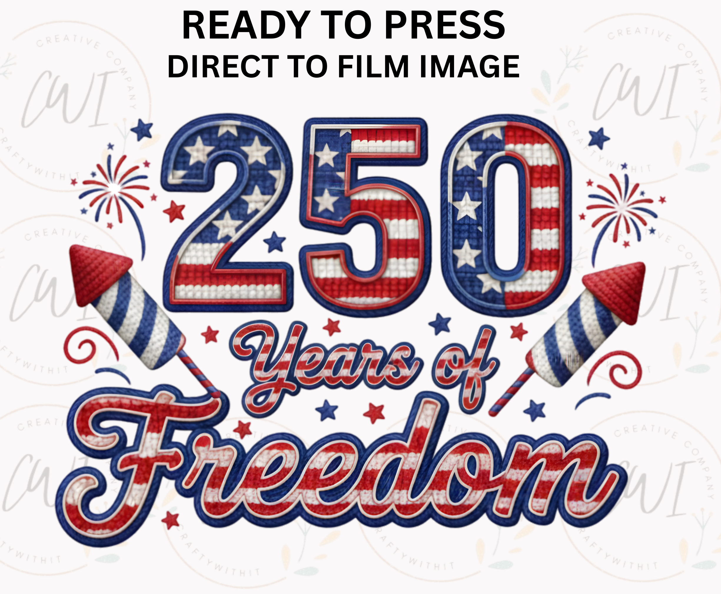 Freedom Independence Day 250 Years - Adult Direct To Film Transfer