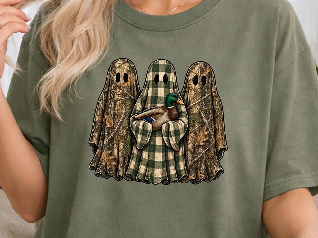 Duck Hunting Ghost DTF Transfer - Youth/Adult Direct To Film Transfer
