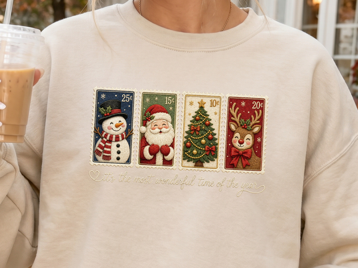 Most Wonderful Time of the Year Christmas Stamp - Youth/Adult Direct To Film Transfer