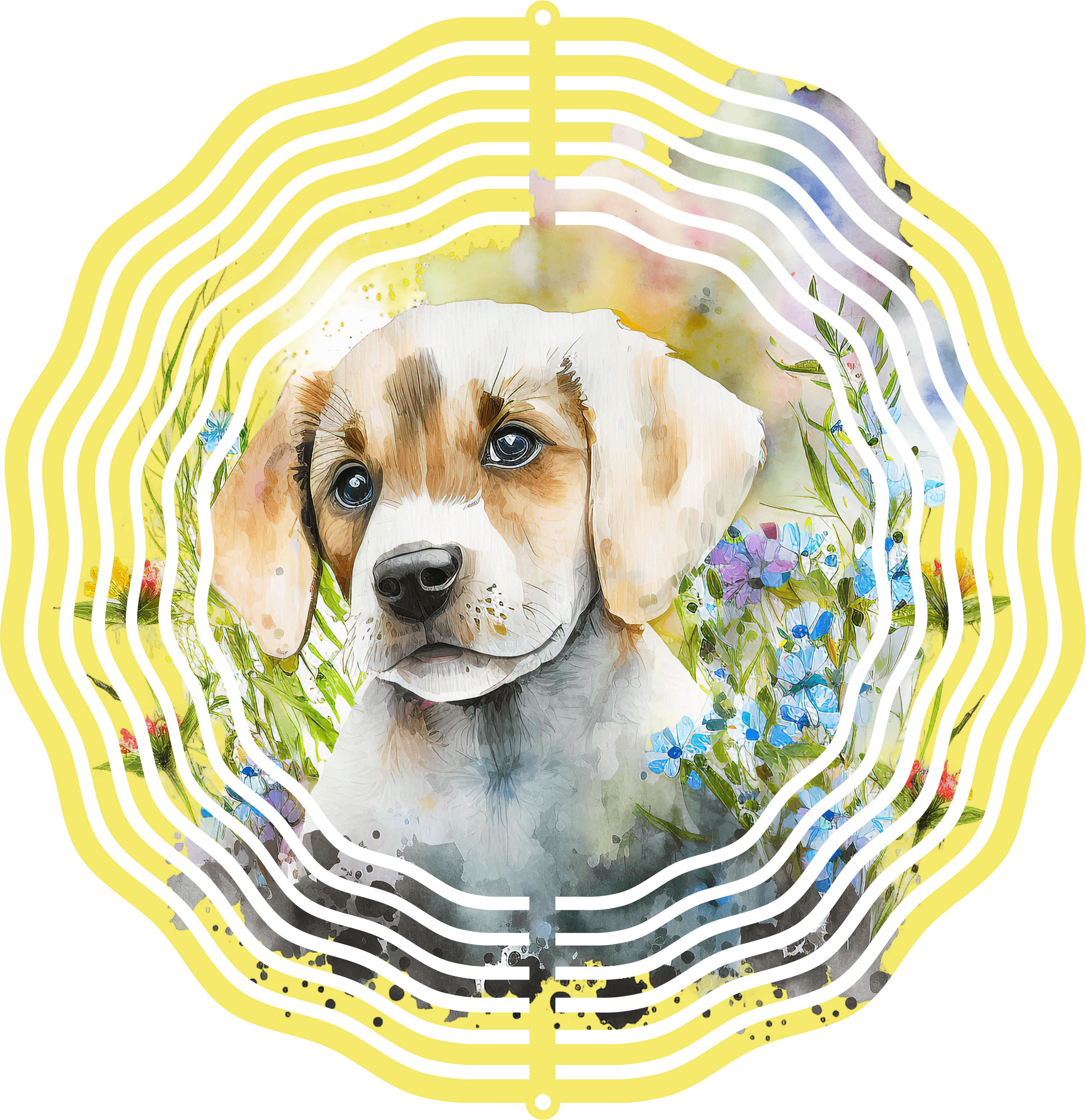 Spinner Puppy- Wind Spinner