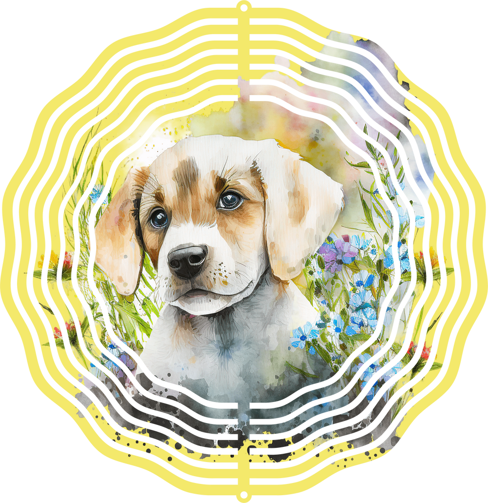 Spinner Puppy- Wind Spinner