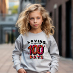 Load image into Gallery viewer, School - Loving My First 100 Days Of School Youth Crewneck / Hoodie
