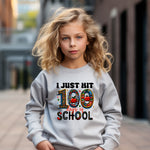 Load image into Gallery viewer, School - I Just Hit 100 Days Of School Youth Crewneck / Hoodie
