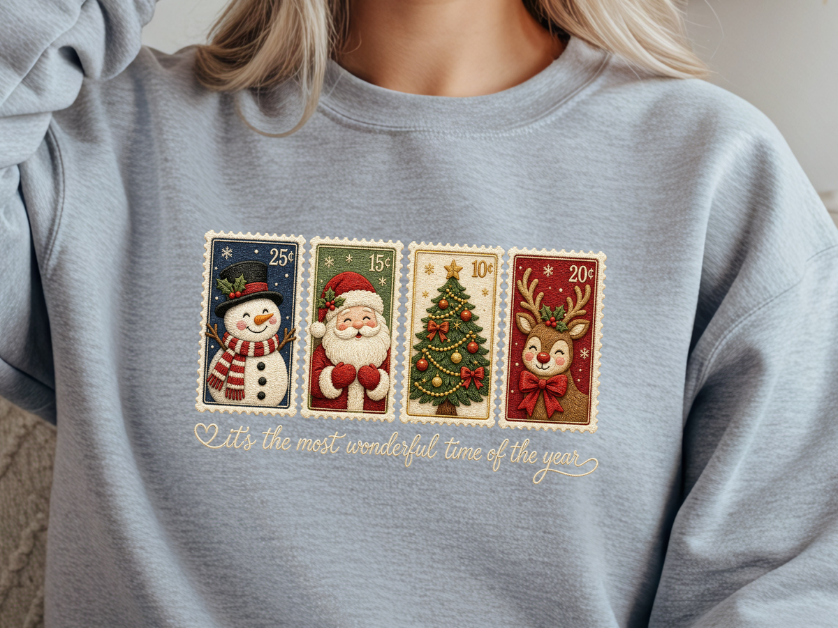 Most Wonderful Time of the Year Christmas Stamp - Youth/Adult Direct To Film Transfer