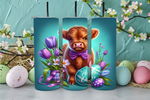 Load image into Gallery viewer, Highland Cow Easter 5 - Digital Download
