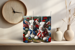 Load image into Gallery viewer, Goats Patriotic 2 Tumbler
