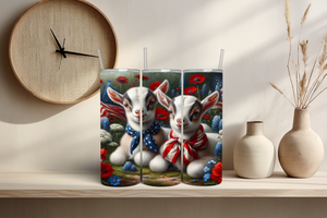 Goats Patriotic 2 Tumbler