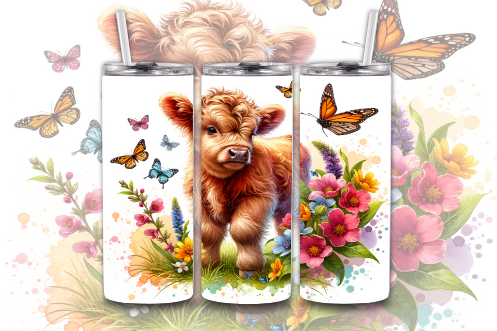 Highland Cow 5 - Tumbler Digital Download