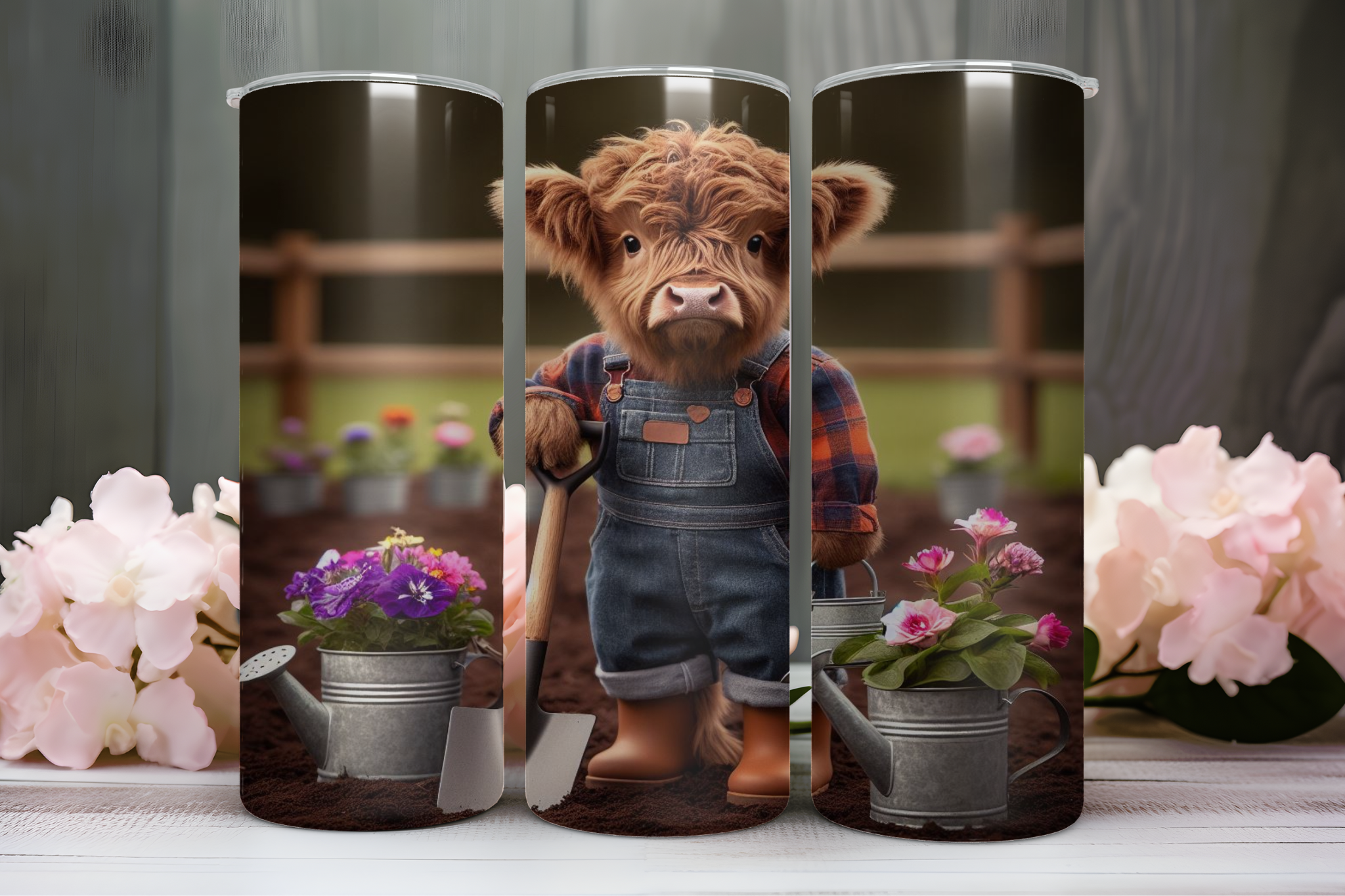 Highland Cow Gardner Tumbler