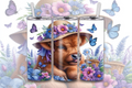 Highland Cow Spring 2 - Tumbler Digital Download