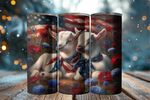 Load image into Gallery viewer, Goats Patriotic Tumbler
