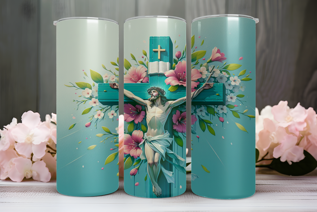Jesus On Cross - Tumbler Digital Download