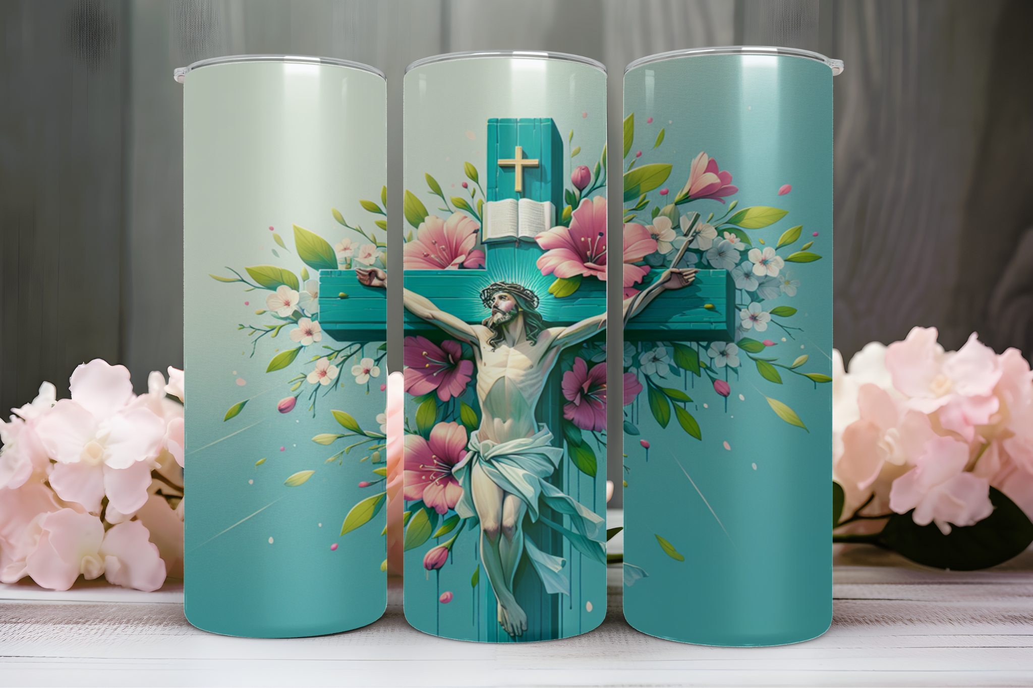 Jesus On Cross - Tumbler Digital Download