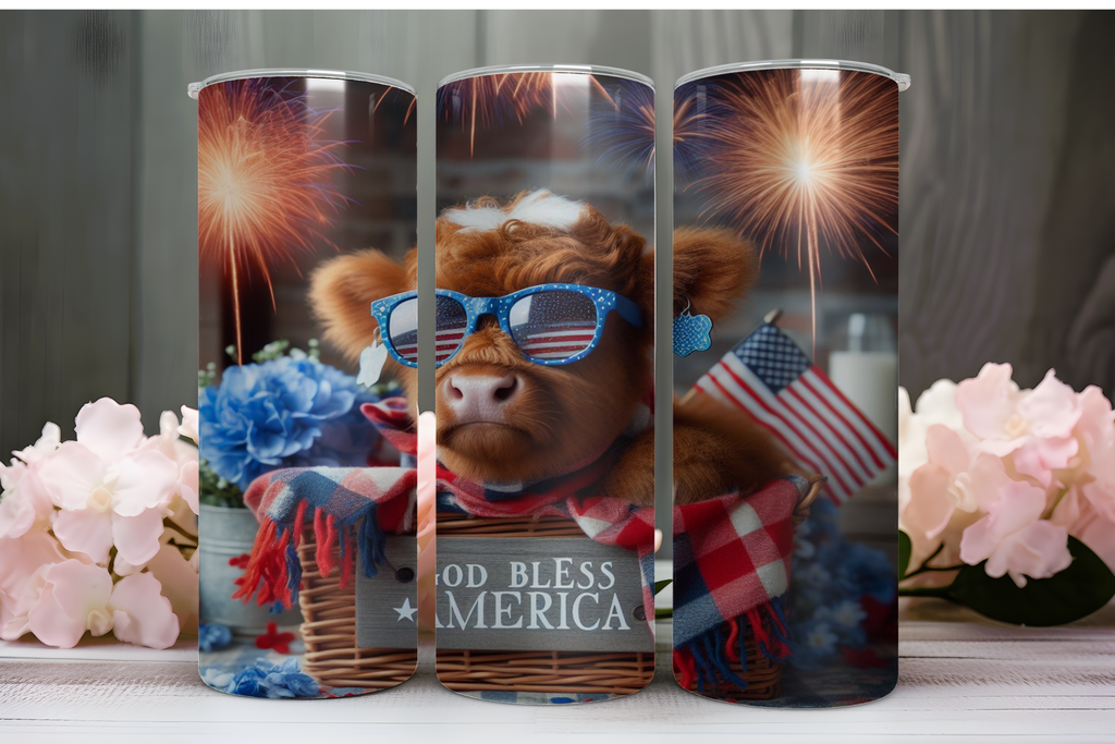 Highland Cow 10 - Tumbler Digital Download