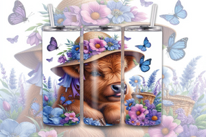 Highland Cow Spring 2 Tumbler