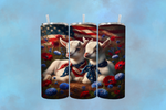 Load image into Gallery viewer, Goats Patriotic Tumbler
