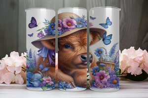 Highland Cow Spring 2 Tumbler