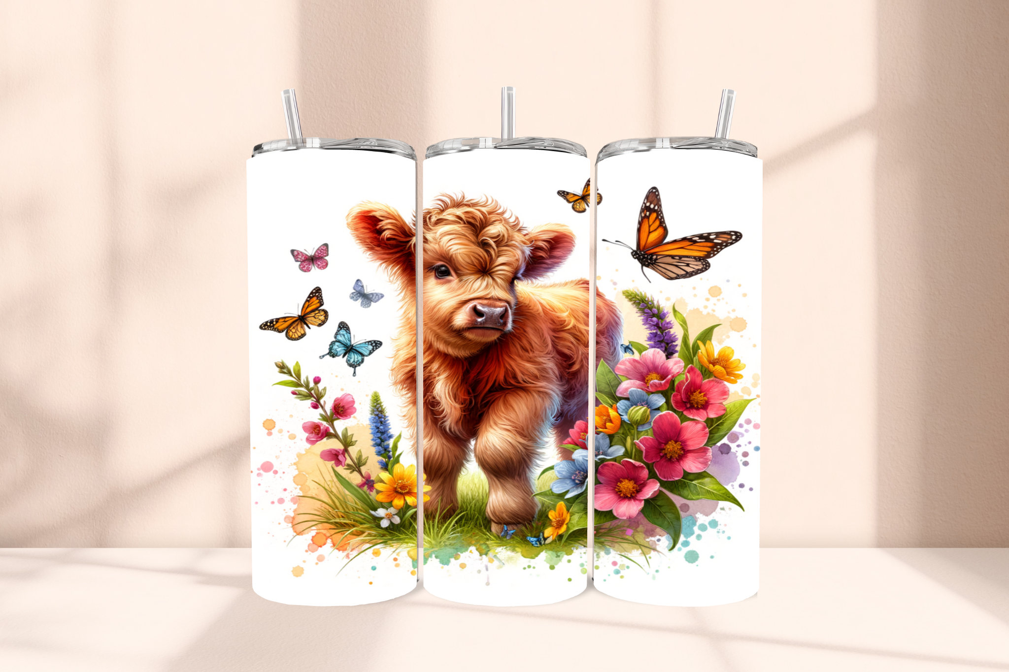 Highland Cow 5 - Tumbler Digital Download