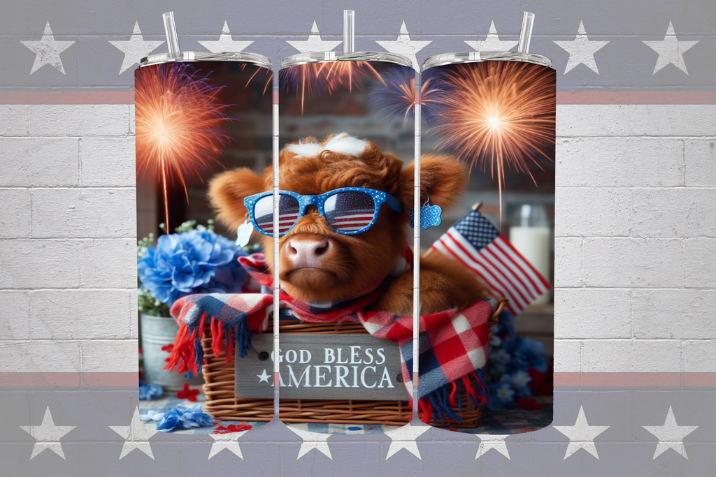 Highland Cow 10 - Tumbler Digital Download