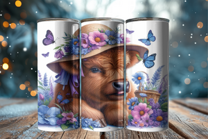 Highland Cow Spring 2 Tumbler