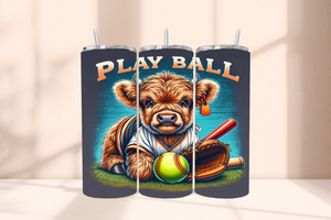 Highland Cow Softball 2 - Digital Download