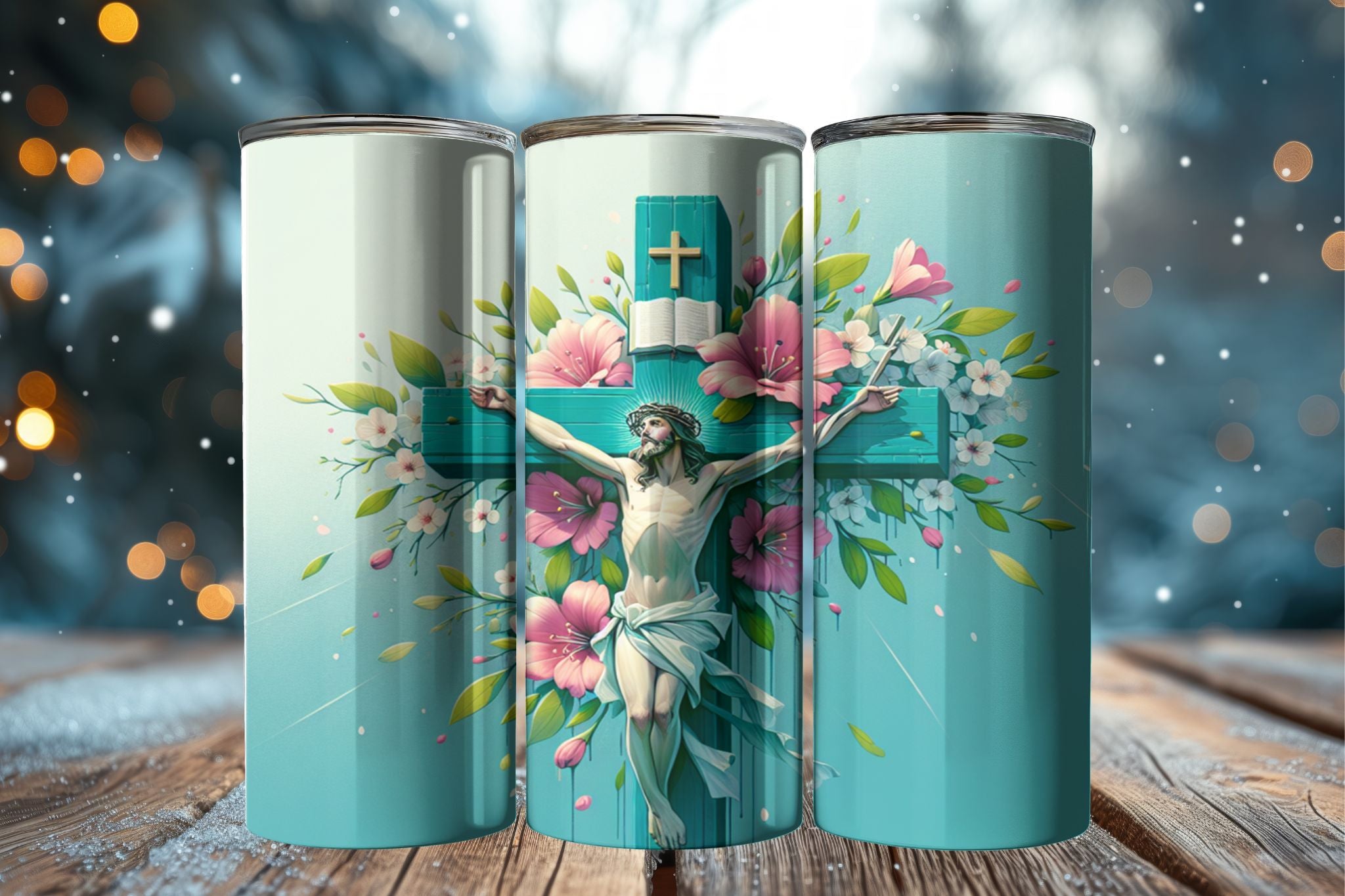 Jesus On Cross Tumbler