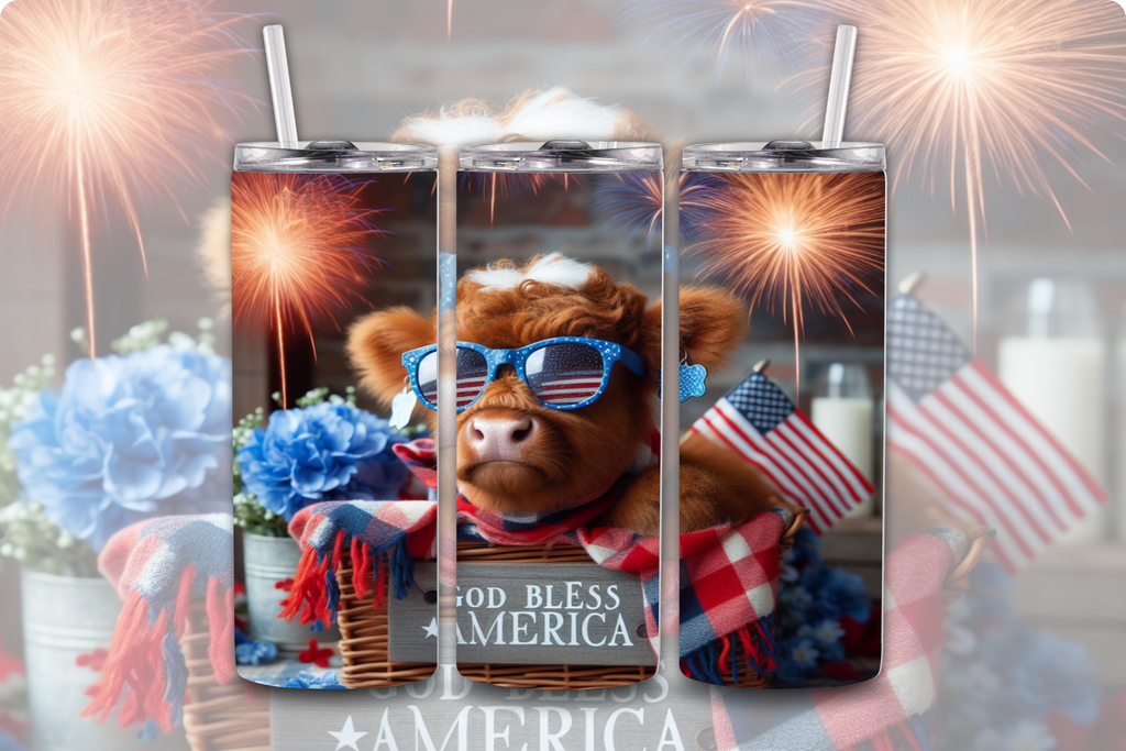 Highland Cow 10 - Tumbler Digital Download