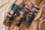 Load image into Gallery viewer, Deer Hunting American Flag - Tumbler
