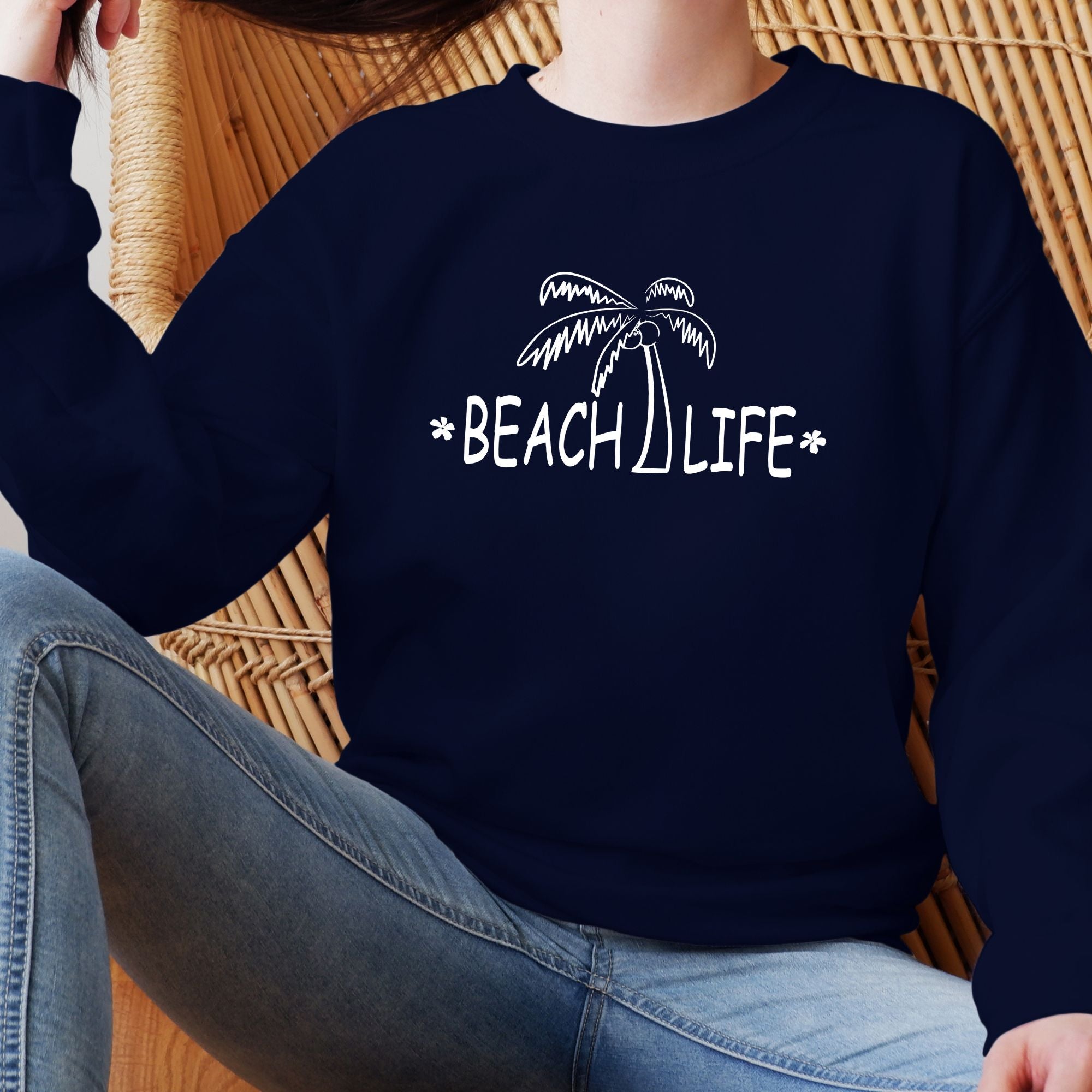 Beach Life - Adult Crewneck