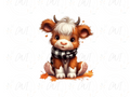 Highland Cow Calf - Youth/Adult Direct To Film Transfer