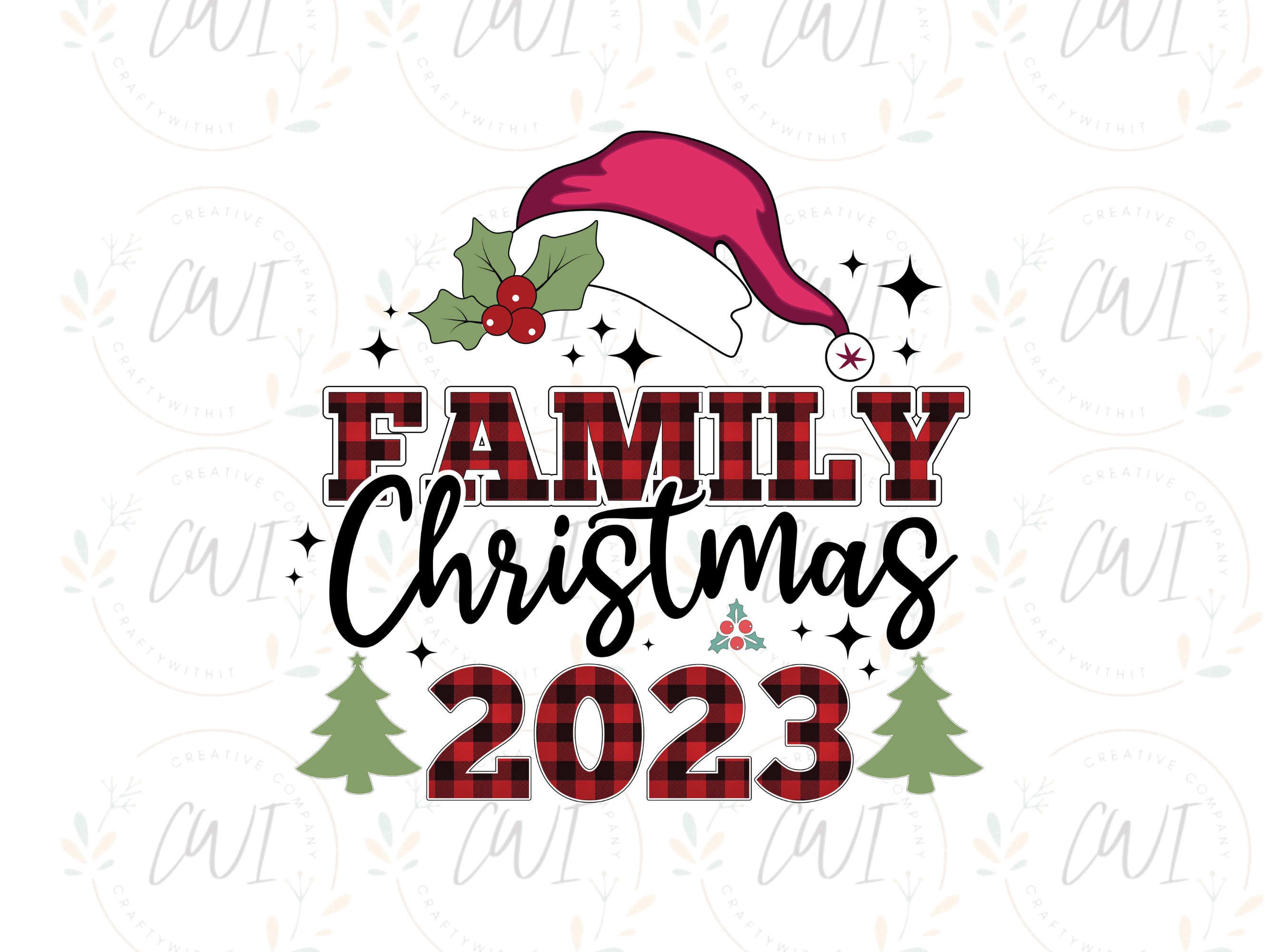 Family Christmas 2023 - DTF Transfer