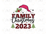 Load image into Gallery viewer, Family Christmas 2023 - DTF Transfer
