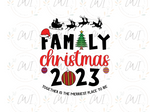 Load image into Gallery viewer, Family Christmas 2023 Making Memories - DTF Transfer
