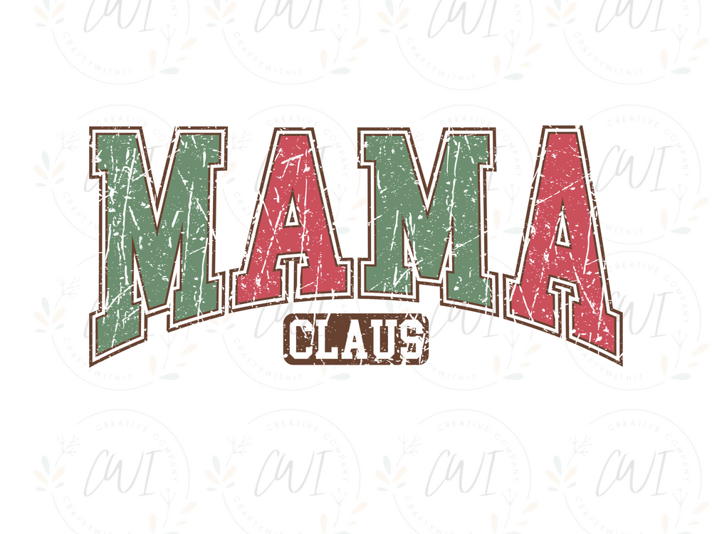 Christmas Mama Claus - DTF Transfer