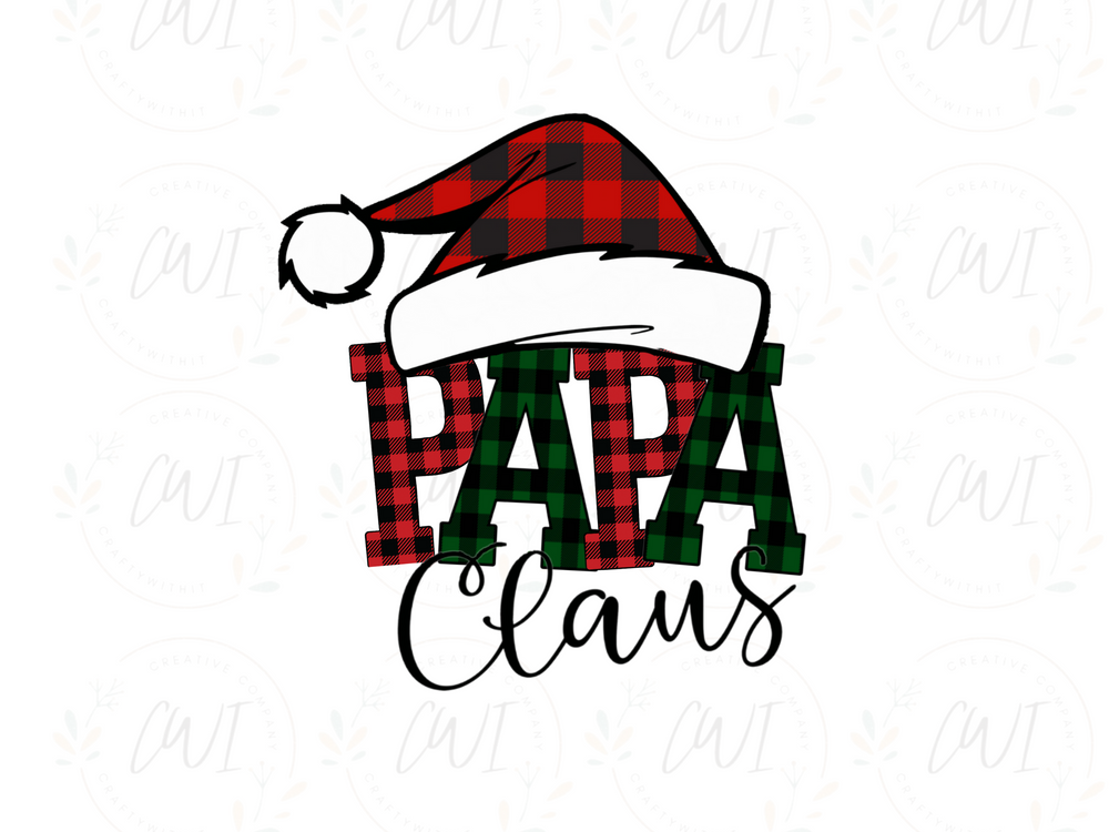 Christmas Papa Claus - DTF Transfer