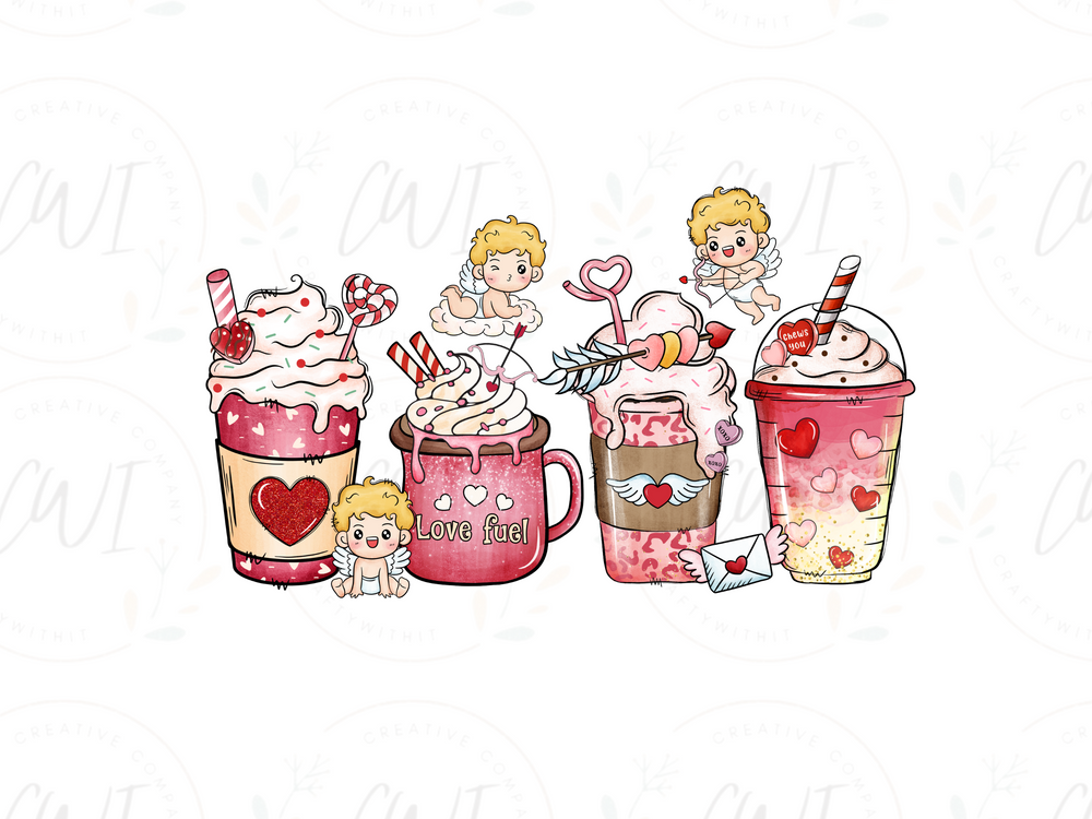 Valentines - Gang Sheet Heart Breaker - DTF Transfer